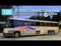 NJ Transit 196 Bus Ride 2019 MCI D4500CT 19095 from NYC to Warwick via I-95 I-80 NJ-208 Express