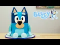 Bluey Birt ay Cake Rolled Buttercream