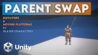 Unity Quick Tip Tutorial - How to set up Seamless Elevators Moving Platforms in Unity