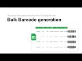Bulk Barcode Creator Generator for Google Sheets Create Barcode Images in Bulk