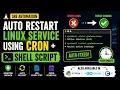 Auto Restart a Linux Service Using Cron Shell Script SRE Automation