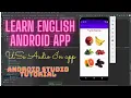 Develop Build Learn English Android App using Android Studio Grid Layout Mediaplayer Concept
