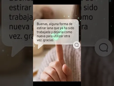 recuperar lanas como nuevas #crochet