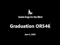 Guide Dogs for the Blind Class OR546 Graduation OROM32 Livestream