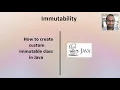 immutability in java java immutability example immutable classes in java explain immutability
