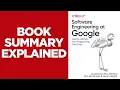 Software Engineering at Google Book Summary