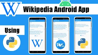 Wikipedia Android App using Python Convert Py to APK Tutorial