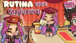 ୨୧ ˚₊‧ MI RUTINA PARA MI GRADUACIÓN 🎓 ˚₊‧ |ACTUALIZACION Avatar World |ASMR COZY ROUTINE