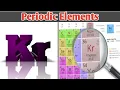 Krypton element Periodic Elements