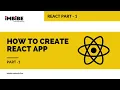How to create React App How to create your first react app Tutorial for Beginner