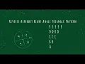 97 Alphabet Right Angle Triangle Pattern without any pre-defined method using while loop in Python