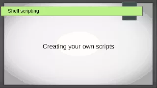 Learn Linux Become An Unix Master - Shell Scripting