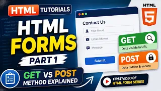 HTML Form GET vs POST Method Explained GET vs POST in HTML Forms with Example