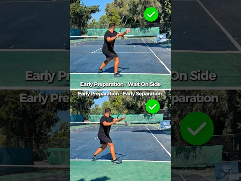 2 Different Ways To Prepare Early in Tennis 🤔