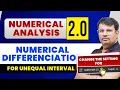 Numerical Analysis 2 0 Numerical Differentiation For Unequal Interval by GP Sir