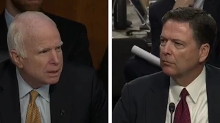 Senator John McCain s Bizarre questioning of former FBI Director James Comey