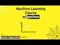 Linear Regression Machine Learning Course tutorial with python part 1