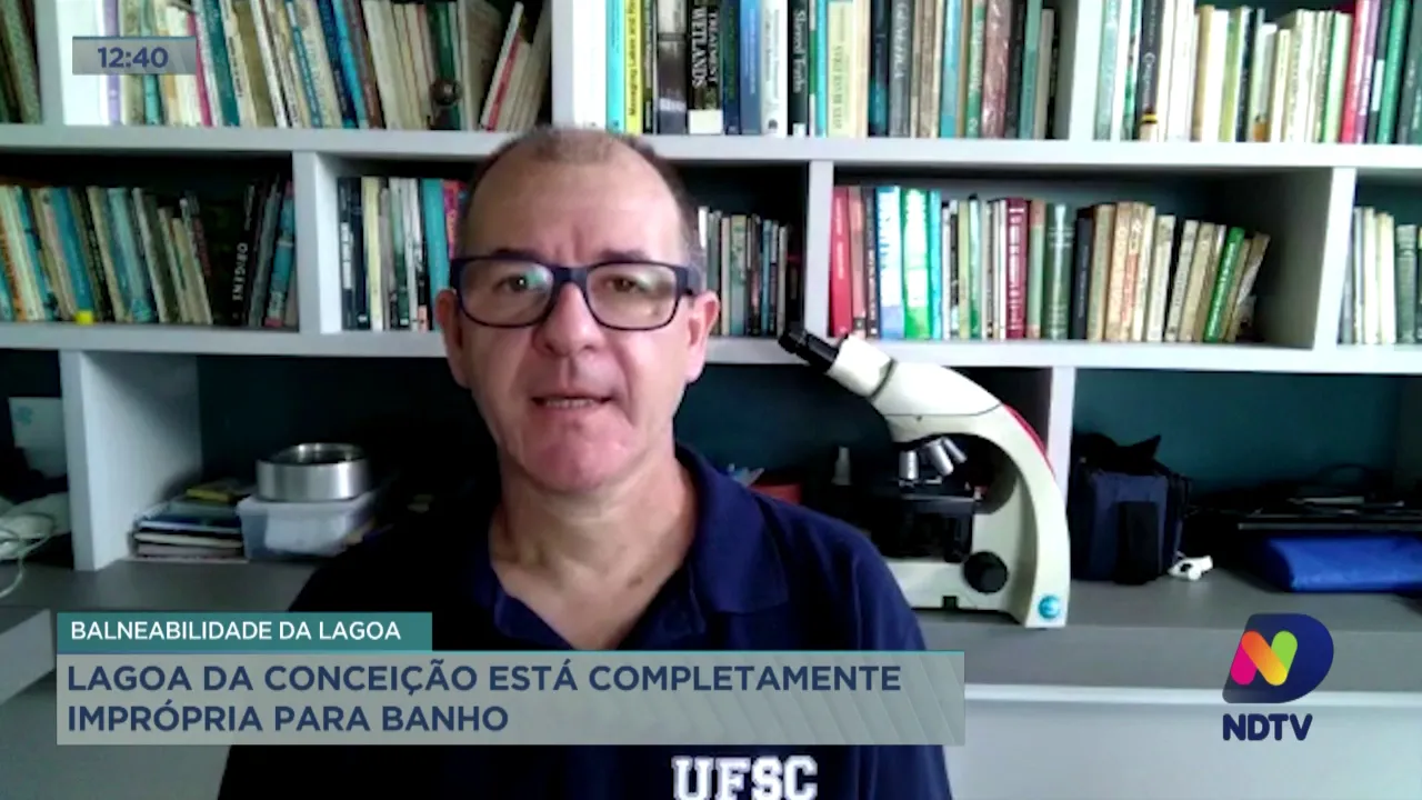 Lagoa da Conceição está completamente imprópria para banho