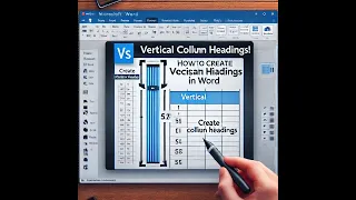 Create Vertical Column Headings in Word - Quick and Easy