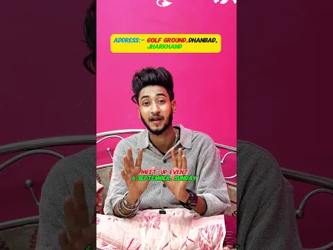 Meet up on 6 sep Dhanbad Jharkhand at golf ground #shorts #ytshorts #youtubeshorts #shortvideo #fyp