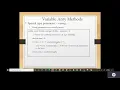 Java I Chapter 7 Class 3 Part 2 Variable Argument Methods