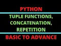 How to repeat or concatenate elements of tuple Python Tutorials Hindi