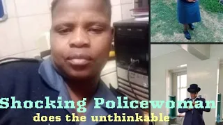 trending video a south african policewomam doing with her own child sies 