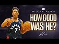 Dad how good was Raptors Kyle Lowry