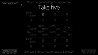 Take Five Paul Desmond Backing Track 