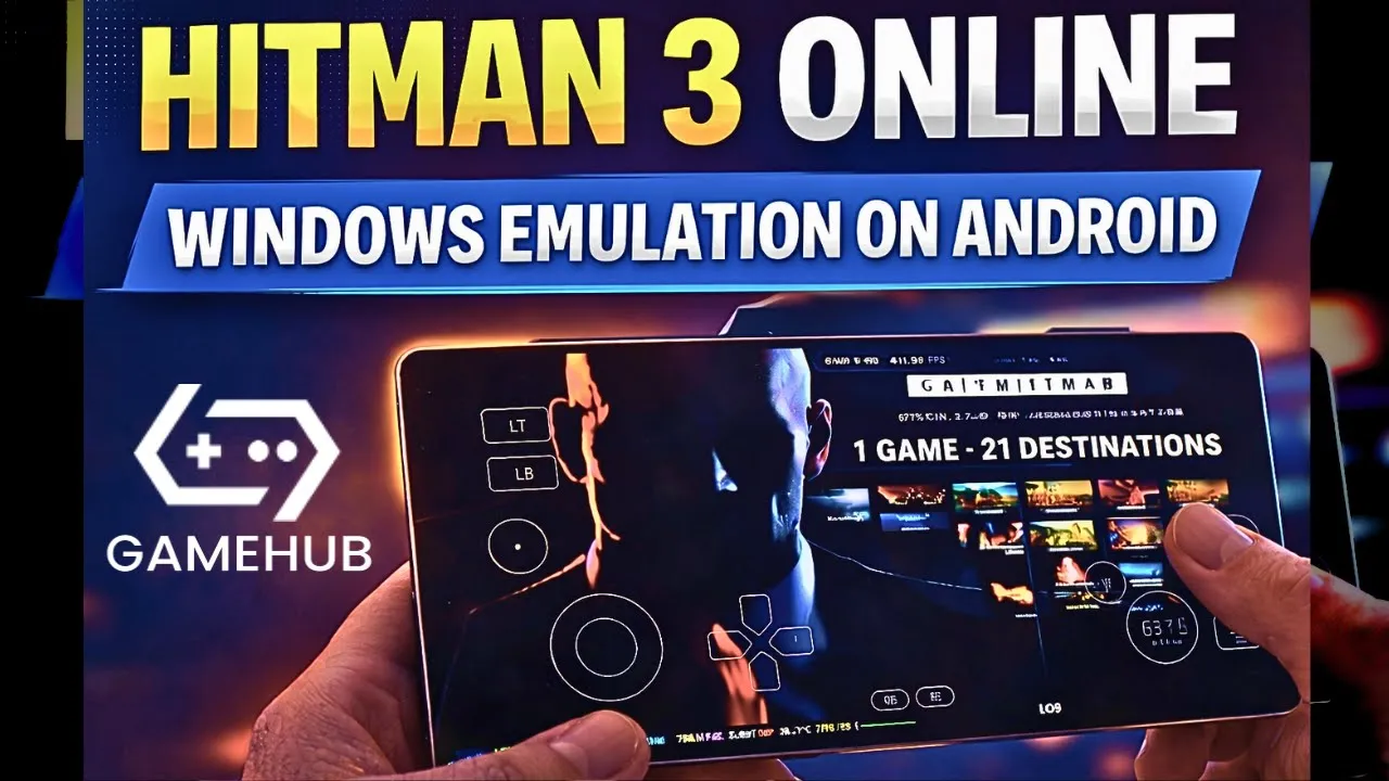 Hitman 3 ONLINE - Gamehub Emulator | Best windows Emulator Android