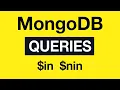 07 MongoDB Queries - in and nin Operators