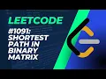 Leetcode 1091 Medium Shortest Path in Binary Matrix Python