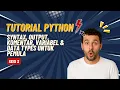 Belajar Python dari Nol Sesi 2 Syntax Output Komentar Variabel Data Types untuk Pemula