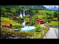 Download Lagu The Fairytale Cottages and Fjords of Norway - Beautiful Journey on the Hardangerfjord