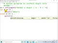A python program to convert digit to words
