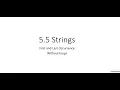 5 5 Strings - Solution first and last occurrence loops