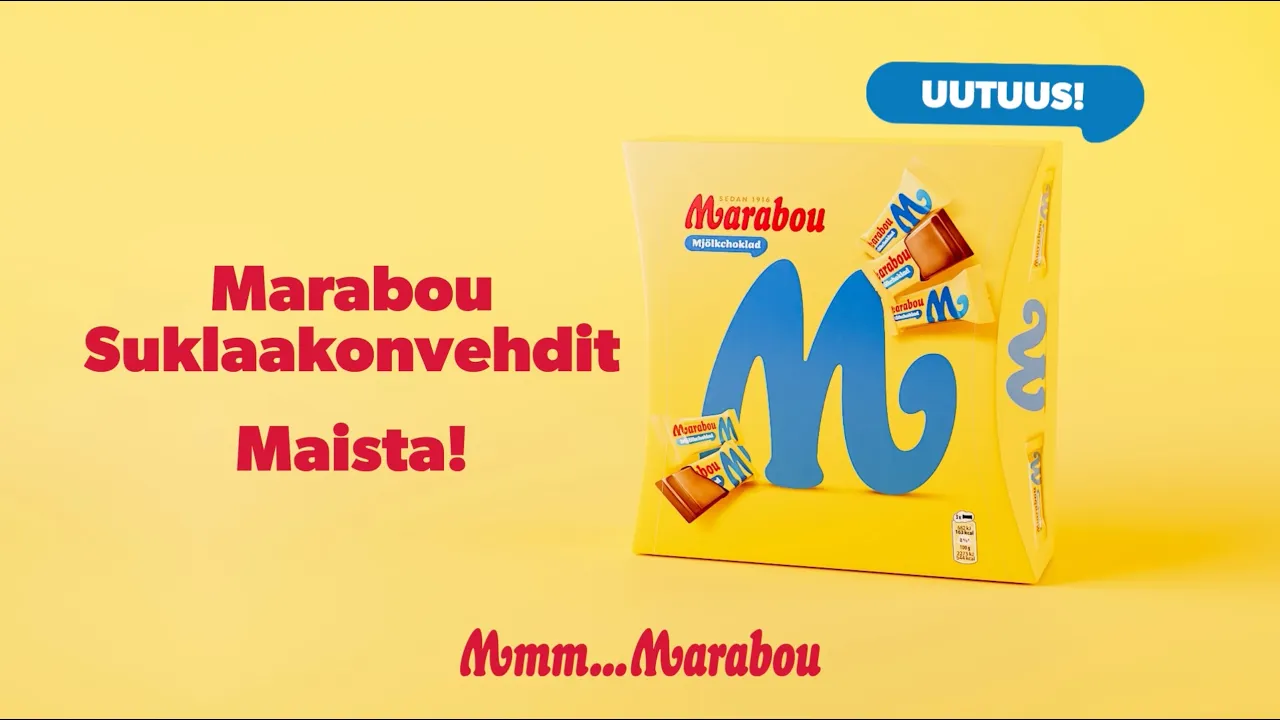 Marabou — Marabou Suklaakonvehdit - Maista! (YouTube video ad)