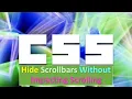 How to Hide Scrollbars in CSS Without Affecting Scrolling Quick Easy Tutorial