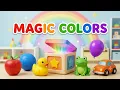 Learn Colors for Kids Red Blue Yellow Green More Colors for Toddlers Preschoolers