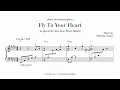 Lagu Fly To Your Heart - From Tinker Bell (kno piano music) - Sheet music transcription