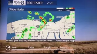 Local on the 8s thunderstorms in Rochester NY 16