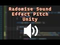 Unity - How to do Simple Sound Effect Pitch Randomising