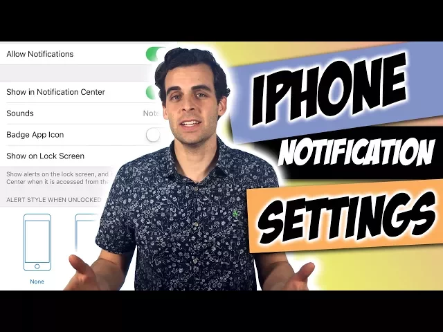 Download MP3 How to Change iPhone Notification Settings
