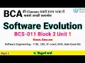 Software Evolution - Software Engineering BCS111 Block 2 Unit 1 IGNOU BCA lectures P1