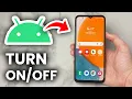 How To Turn On or Off Flashlight On Android - Tutorial