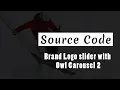 Brand Logo Slider with owl carousel 2 Source Code