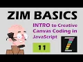 ZIM Basics 11 - How to Make a Blob and Squiggle on the HTML 5 Canvas with JavaScript and ZIMjs
