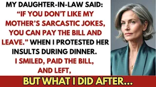 My Daughter in Law Said If You Don t Like My Mom s Sarcastic Jokes You Can Pay the Bill and L