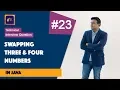 Swapping three variables in Java Swapping four variables in Java ABC