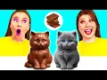 Download Lagu Real Food vs Chocolate Food Challenge | Funny Challenges by GoFun